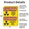 Signmission Radiation & Laser Sign, 10 in H x 7 in W, Aluminum, Rectangle OS-2PACK-CR-A-710-L-10167 - alternate 5